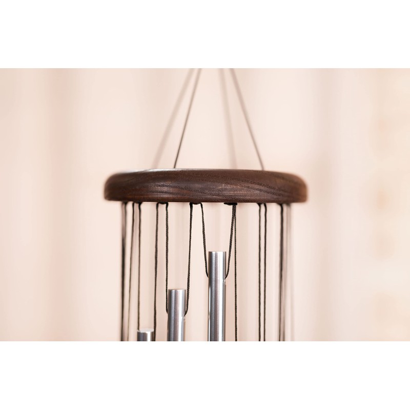 Sonic Energy Spiral Chime - 73cm Silver - Metallic Wind