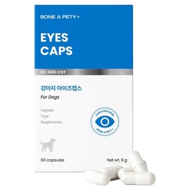 Bon Appetit Dog Plus Eyes Caps, 60 tablets, 9g, tear improvement eye health, 1 unit / 본아페티 강아지 플러스 아이즈캡스, 60정, 9g, 눈물개선눈건강, 1개