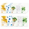 Eunyul Natural Mask Pack Best 50 sheets (5 types, 10 sheets each)/Moisture, elasticity, whitening / 은율 내츄럴 마스크팩 베스트 50매 (5종 각 10매씩)/수분 탄력 미백