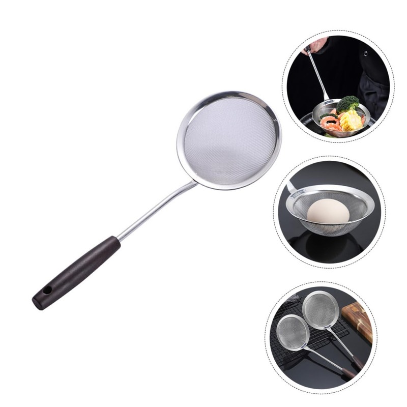 CIYODO Stainless Steel Strainer Spoon Kitchen Utensils Food Strainer Colander