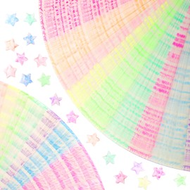 420pcs Luminous Star Paper Strips, Glow in the Dark Lucky Star Origami Multi-Color Paper Star Folding Strips for Craft Art Decoration Gift Supplies (Love Tower, Heart)