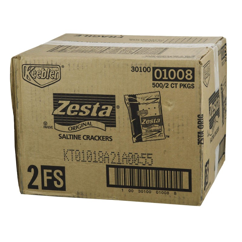 Zesta Saltines 2-Count, 0.24-Ounce Packages (Pack of 500)