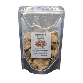 Sophora Root - Ku Shen Dried Sophora flavescens Root Slice 100% from Nature (4 oz)