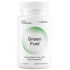 envitamin Green Fuel Organic Greens Tablets - Organic Greens, Fruit and Vegetable Blend