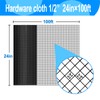 KANERS Black Vinyl Coated Wire Mesh PVC Hardware Cloth 1/2