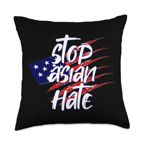 STOP ASIAN HATE AMERICAN FLAG APPAREL & Co. Stop Asian