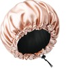 Silk Bonnet, Satin Bonnet with Round Hairbrush Reversible Double Silky