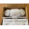 Beghelli LED Two Head Emergency Light with Battery Back-up White