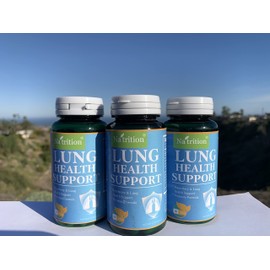 Na'trition Lung Cleanse Proprietary Advanced Herbal Formula, 90 Easy Swallow Capsules, 1.5 Month Supply