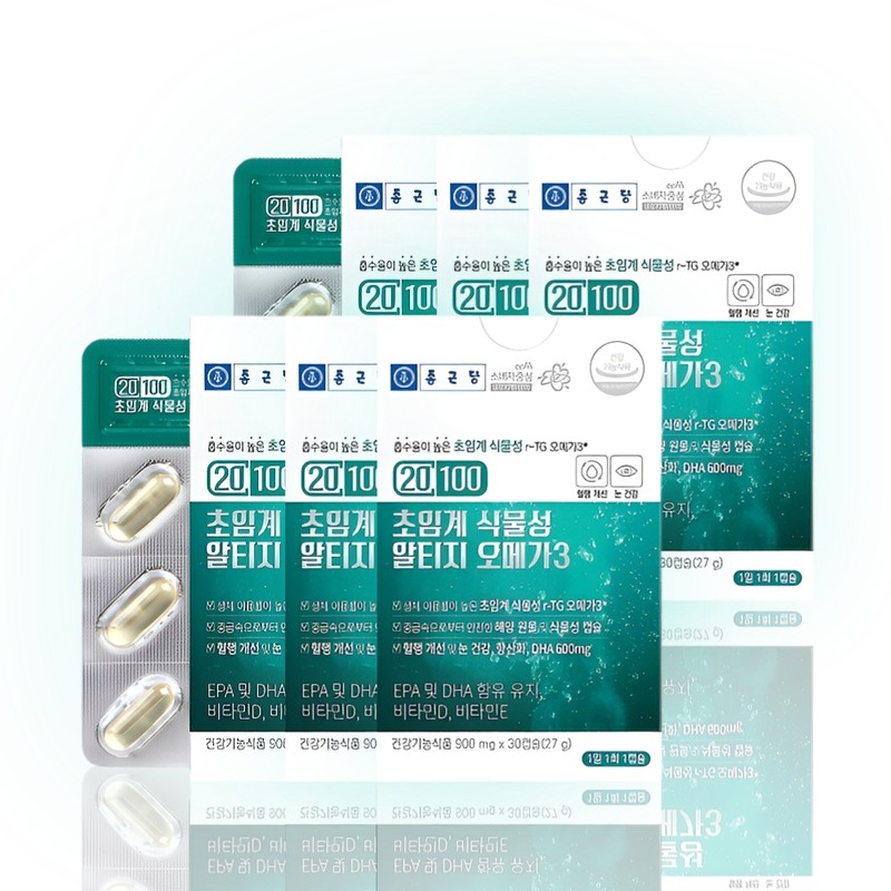 Chong Kun Dang 20100 Supercritical Vegetable Altige Omega 3 120