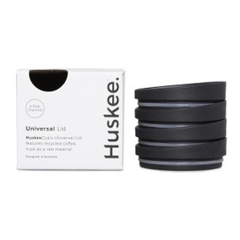 4 Pack Universal Lid Both Natural and Charcoal Colours Available.
