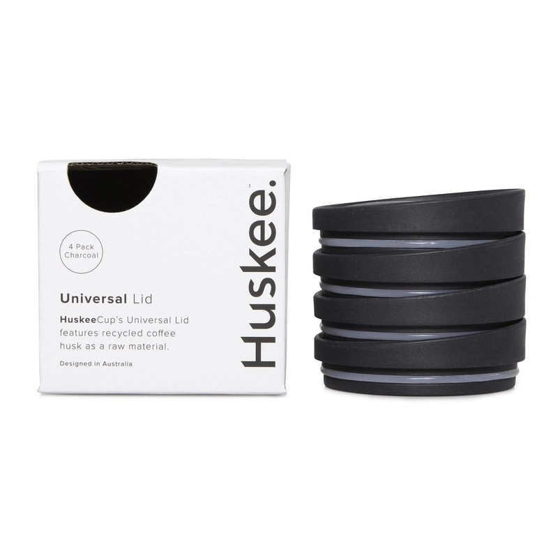 4 Pack Universal Lid Both Natural and Charcoal Colours Available.