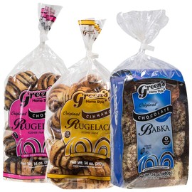 Green's Babka & Rugelach Value Pack - (1) 24oz Chocolate Babka,(2) 14oz Cinnamon Rugelach