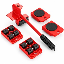 Furniture Moving Roller Set for Easy Furniture Relocation – ABS Wheeled Moving Sliders for Sofas, Cabinets & Home Rearranging