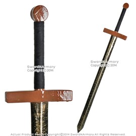43" Fantasy Dark Knight Battle Sword Metalic LARP Foam Latex Cosplay BR