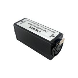 FMUSER XLR Audio Ground Loop Noise Isolator | Single-Channel Balance Hum Eliminator for Home Stereo Systems, Equalizer, DI Boxe, Audio Mixer, Bass Preamp & Audio Interface