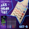 Liquid Eyeliner Waterproof Smudge Proof Colorful Eye Liner 24H Long-Lasting