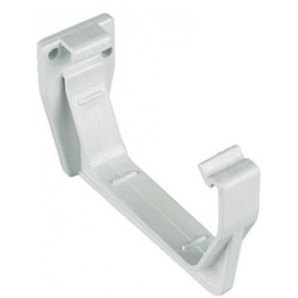 PK of 3 x RKS1W (White) FLOPLAST Fascia Gutter Bracket for 114mm Square Gutter System