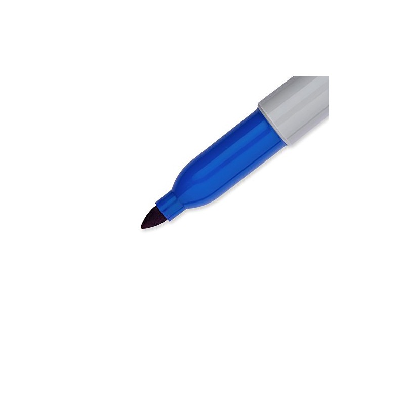 DYMO Fine Azul - Marcador permanente (Azul, Azul, Gris, De