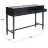 Safavieh Home Collection Aliyah Black 4-Drawer Console Table