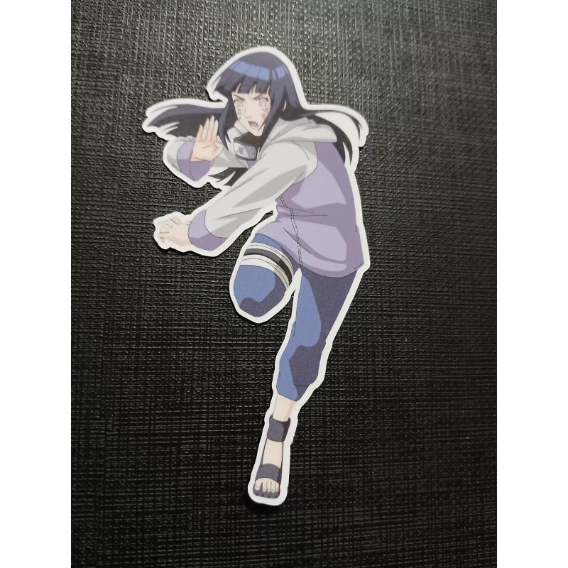 Naruto Hinata Hyuga Glossy Sticker Anime Waterproof!