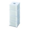 jekkusu [rokabo-i Medium zeoraito & Activated Carbon Matte Cases-White-Rubber, Pack