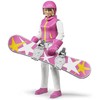 Bruder Snowboarder Woman with Accessories