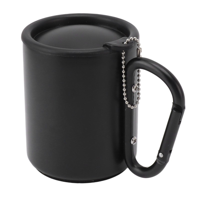 Stainless Steel Water Cup Double Layers Slip Resistant Practical Insulated