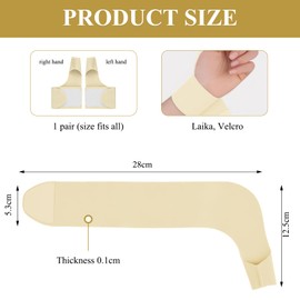 DMNQ 2 x Thumb Bandage, Elastic Thumb CCD Joint Bandage, Thumb Brace, Right, Left, Thumb Orthosis, Effectively Relieve Pain, Joint Swelling for Wrist Splint, Tendinitis, Arthritis