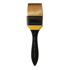 Daler Rowney System 3 Artist Acrylic Paint Brush - Large Flat Skyflow (2 Inch)