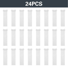 24PCS Lint Traps for Washing Machine Hose Washer Hose Lint Traps Mesh Laundry Hose Lint Catcher Sink Drain Hose Filter for Hose for Most Washing Machines, White