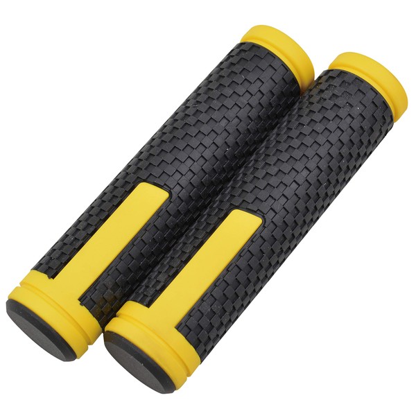 NOGUCHI NGS-006 Bicycle Grip, Left and Right Set, Yellow