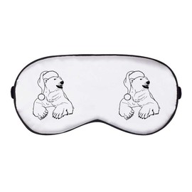 'Christmas Polar Bear' Sleep/Travel Eye Mask (EY00009481)
