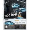 AsiaHorse AMICI-5GT RGB PC Fans, Infinity Mirror ARGB Fans HDB