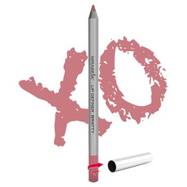 Mirabella Lip Definer Pencil, Bratty - Retractable Line & Define Lip Liner with Sharpener - Long-Lasting, & Ultra-Creamy Formula with Vitamin C & E is Smoothing & Moisturizing - Gluten & Cruelty-Free
