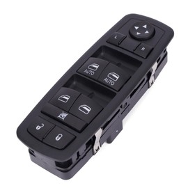 MOCA Front Left Power Window Switch fits 2012-2020 for Dodge Grand Caravan Front Left, 2012-2016 for Chrysler Town and Country, 2012-2015 for Ram C/V, 10 Button