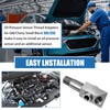 Oil Pressure Sensor Adapter 1/8-27 NPT Port Thread Plugs for