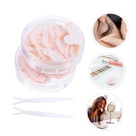 FOMIYES Natural Eyelid Stickers for Deep Crease Invisible Double Eyelid Decals Olive Half-Moon Shape Easy Application for Hooded and Droopy Eyes