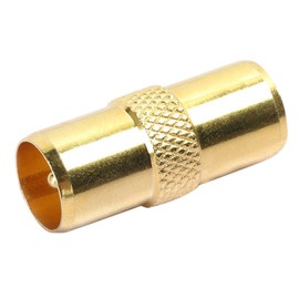 DIGIFLEX Male To Male Aerial Adaptor M To M TV Connector - RF Coax Connectors Cable Lead Adaptor - Satellite Cable Connector