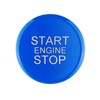 Angelguoguo Blue ABS Car Engine Start Stop Switch Button Cover
