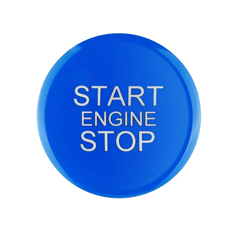 Angelguoguo Blue ABS Car Engine Start Stop Switch Button Cover