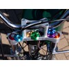 CNC Fork Caps / Countersunk Discs Aluminium Black for S51,