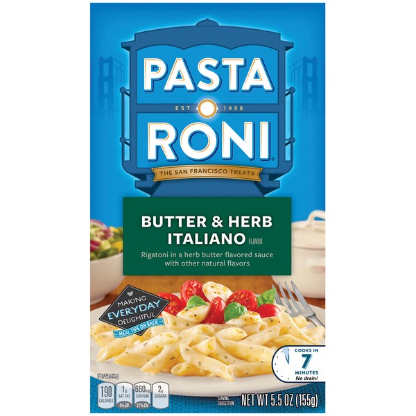 Pasta Roni Herb and Butter Rigatoni Mix, 5.5 Ounce