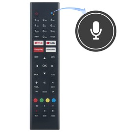 PerFascin KT1946 Replacement Voice Remote Control fit for Cello C3220G ZRTG0242 C2420G C3220G C4020G C4320G C6520RTS4K L32AHE19 L43AFE20 ZG0204/RCA RS43F3-UK Android TV/Logik L32AHE19 L43AFE20