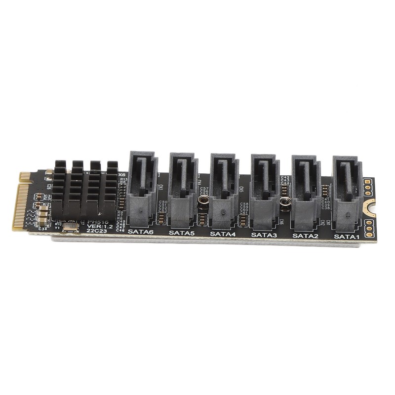 M.2 to SATA3.0 Adapter Card 6Gbps High Speed ASM1166 M.2
