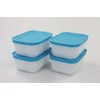 Tupperware zer mates small low 450 ml blue (4) 11283