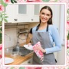 VitalCozy 6 Pcs Lavender Summer Kitchen Towel Set Funny Housewife