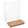 Storage container rectangular bamboo lid "eske" 4.3 l 5 five
