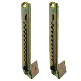 SagaSave 2PCS 10 Gear Adjustable Angle Hinges, Angle Lifting Rod, Table Lift Top Hardware, for Beauty-Beds, Massage Beds (Model C)