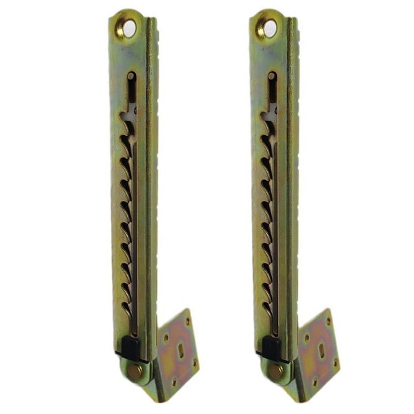 SagaSave 2PCS 10 Gear Adjustable Angle Hinges, Angle Lifting Rod,